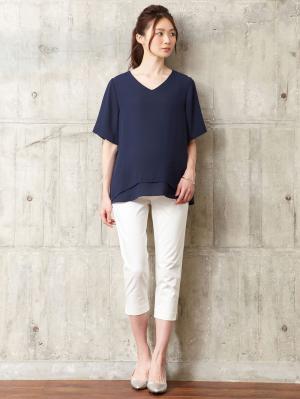 マタニティ パンツ|P・パンツ　接触冷感クロップド（七分丈）|オフ